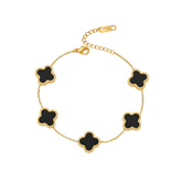 Gold Plated Clover bracelet