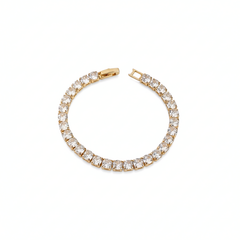 Gold Plated Tennis Bracelet