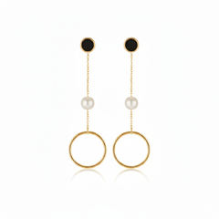 Minimalist Gold Drop Earrings